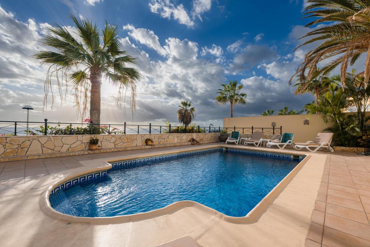 Villa Faya On The First Ocean Line With New Heated Pool Los Cristianos  Dış mekan fotoğraf